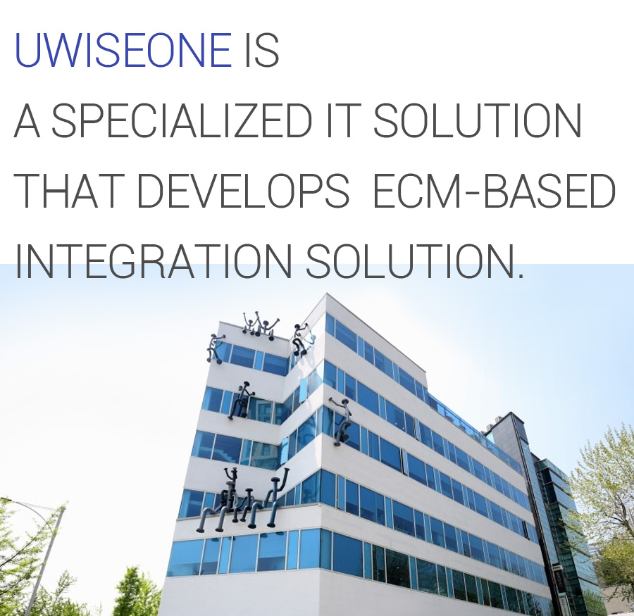 Uwiseone is a specialized IT solution that develops ECM-based integration solution.