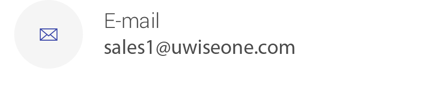 E-mail : sales1@uwiseone.com