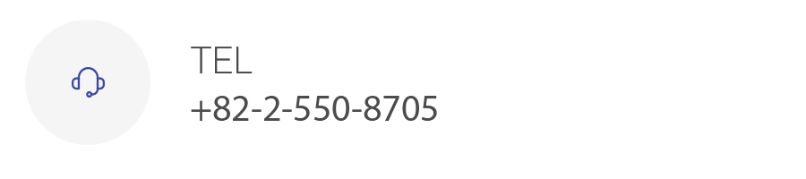 TEL : +82-2-550-8705